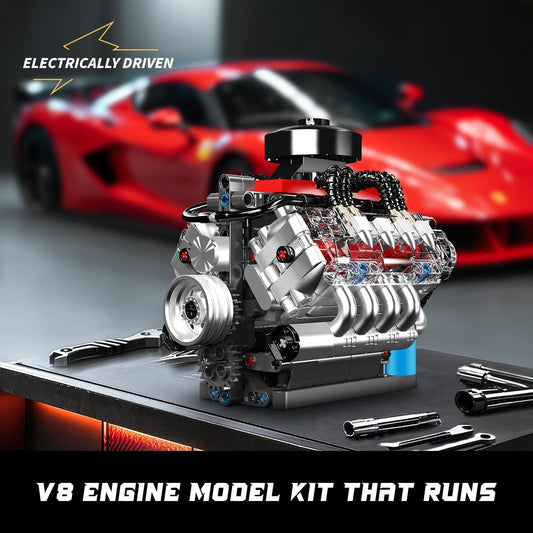 Motorized V8 Engine