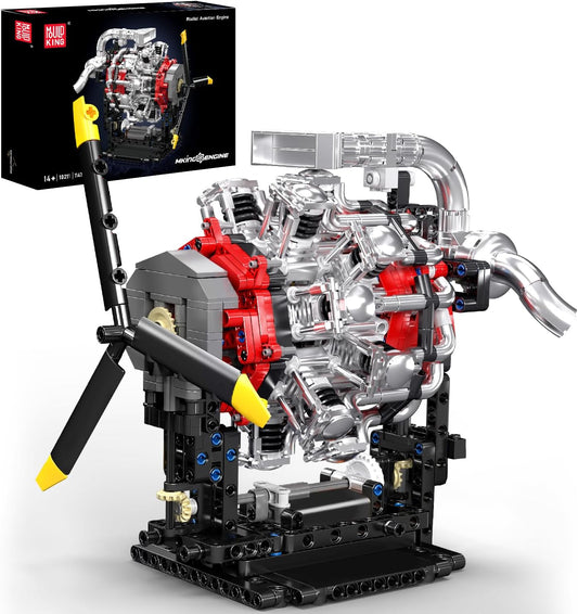 Motorized 7-Cylinder Engine